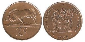 2 Cent South Africa (1910 - ) Bronze 