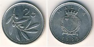 2 Cent Malta (1964 - ) Rame/Zinco 