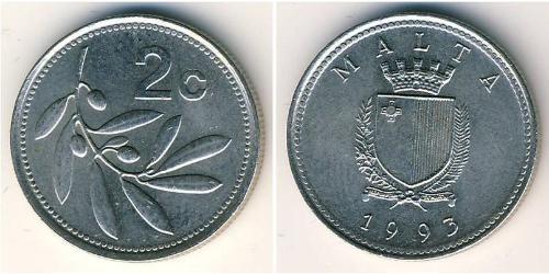 2 Cent Malta (1964 - ) Rame/Zinco 