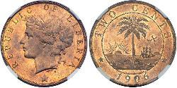 2 Cent 利比里亚 (1847 - )  