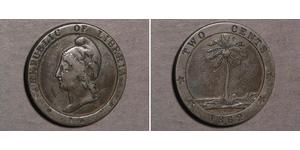 2 Cent 利比里亚 (1847 - )  