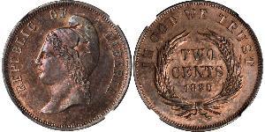 2 Cent 利比里亚 (1847 - )  