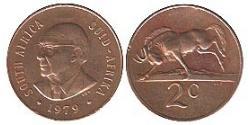2 Cent 南非 (1910 - ) 青铜 
