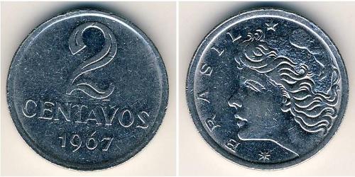 2 Centavo Brasile Acciaio 
