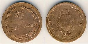 2 Centavo Argentinien (1861 - ) Bronze 