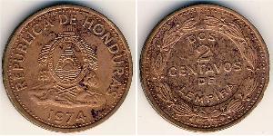 2 Centavo Honduras (1821 - ) Bronzo 
