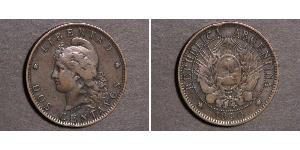 2 Centavo Argentinien (1861 - ) Cuivre 