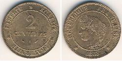 2 Centavo Troisième République (1870-1940)  Cuivre 