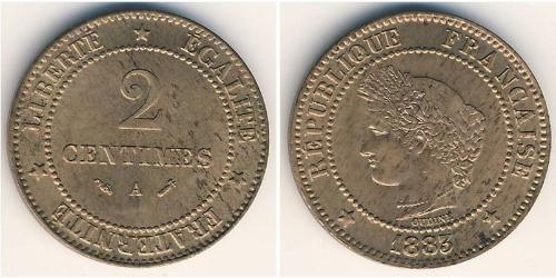 2 Centavo Troisième République (1870-1940)  Cuivre 