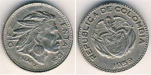 2 Centavo Republique de Colombie (1886 - ) Cuivre/Nickel 