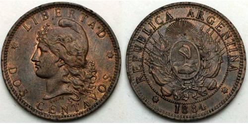 2 Centavo Argentinien (1861 - ) Kupfer 
