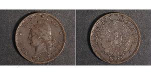 2 Centavo Argentina (1861 - ) Rame 