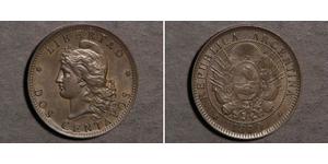 2 Centavo Argentina (1861 - ) Rame 