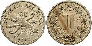 2 Centavo Messico (1867 - ) Rame/Nichel 