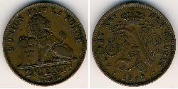 2 Centavo 比利时 銅 