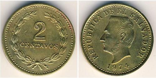 2 Centavo 萨尔瓦多 黃銅/镍 