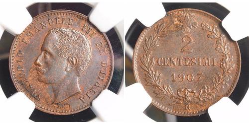 2 Centesimo Kingdom of Italy (1861-1946) Cuivre 