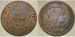 2 Centime Troisième République (1870-1940)  Bronze 