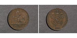 2 Centime Belgio Rame Leopoldo I del Belgio (1790-1865)