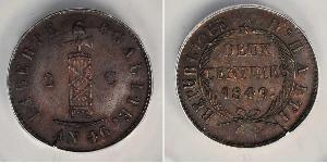 2 Centime Haïti (1804 - )  
