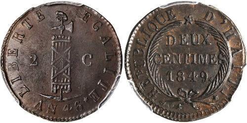 2 Centime Haïti (1804 - )  