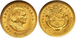 2 Колон Costa Rica (1821 - ) Золото Христофор Колумб (1451 - 1506)