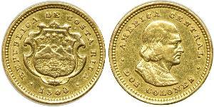 2 Colon Costa Rica (1821 - ) 金 克里斯托弗·哥伦布