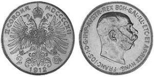 2 Corona Österreich-Ungarn (1867-1918) Silber 
