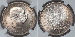 2 Corona Austria-Hungary (1867-1918) Silver 