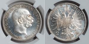 2 Corona Austria-Hungary (1867-1918) Silver 
