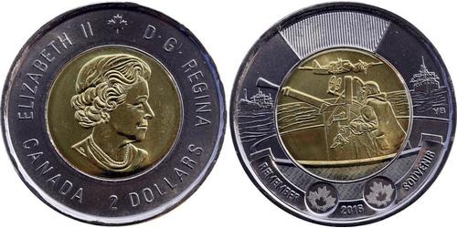 2 Dollar Canada Brass Elizabeth II (1926-2022)