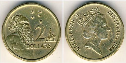 2 Dollar Australia (1939 - ) Bronze/Aluminium 