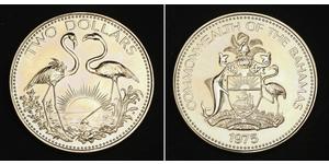 2 Dollar Bahamas (1973 - ) Cuivre/Nickel 