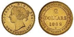 2 Dollar Kanada Gold Victoria (1819 - 1901)