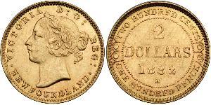 2 Dollar Kanada Gold Victoria (1819 - 1901)