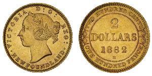 2 Dollar Kanada Gold Victoria (1819 - 1901)