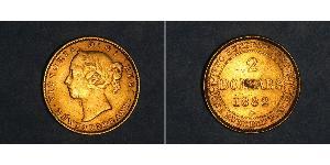 2 Dollar Kanada Gold Victoria (1819 - 1901)