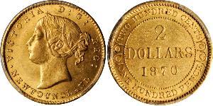 2 Dollar Kanada Gold Victoria (1819 - 1901)
