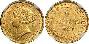 2 Dollar Kanada Gold Victoria (1819 - 1901)