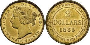2 Dollar United Kingdom of Great Britain and Ireland (1801-1922) Gold Victoria (1819 - 1901)