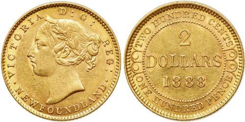 2 Dollar United Kingdom of Great Britain and Ireland (1801-1922) Gold Victoria (1819 - 1901)