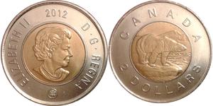 2 Dollar Kanada Nickel Elizabeth II (1926-2022)