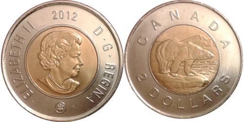 2 Dollar Kanada Nickel Elizabeth II (1926-2022)