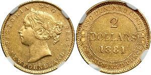 2 Dollar Canada Or Victoria (1819 - 1901)