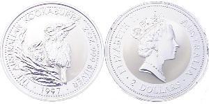2 Dollar Australien (1939 - ) Silber Elizabeth II (1926-2022)