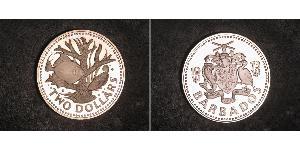 2 Dollar 巴巴多斯  