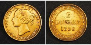 2 Dollar 加拿大 金 维多利亚 (英国君主)