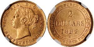 2 Dollar 加拿大 金 维多利亚 (英国君主)