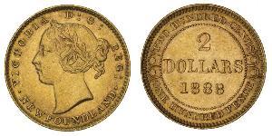 2 Dollar 加拿大 金 维多利亚 (英国君主)