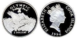 2 Dollar Cook Islands (1965 - ) 銀 